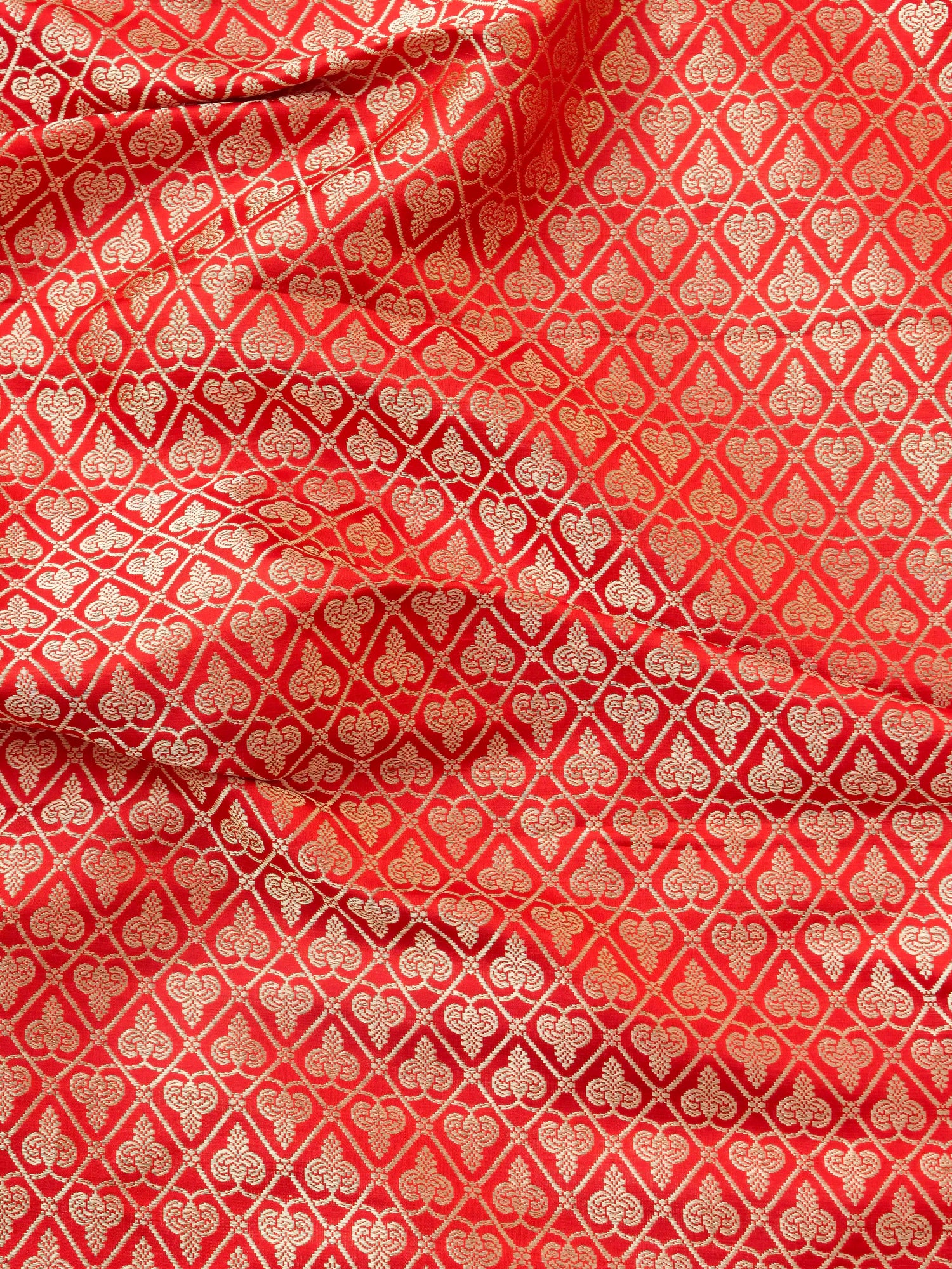 Handloom Banarasi Sateen Katan Silk Vahnika Kalidar Lehenga