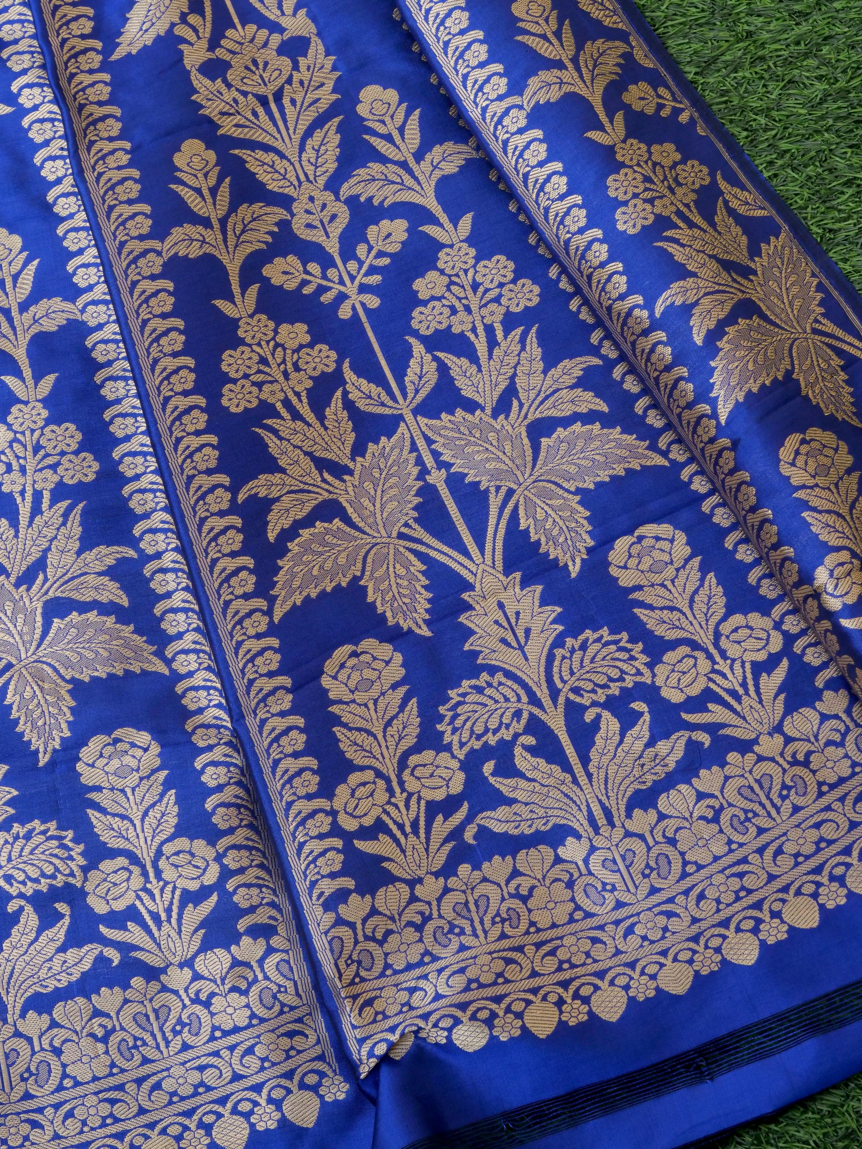 Handloom Banarasi Katan Silk Rohini Kalidar Lehenga