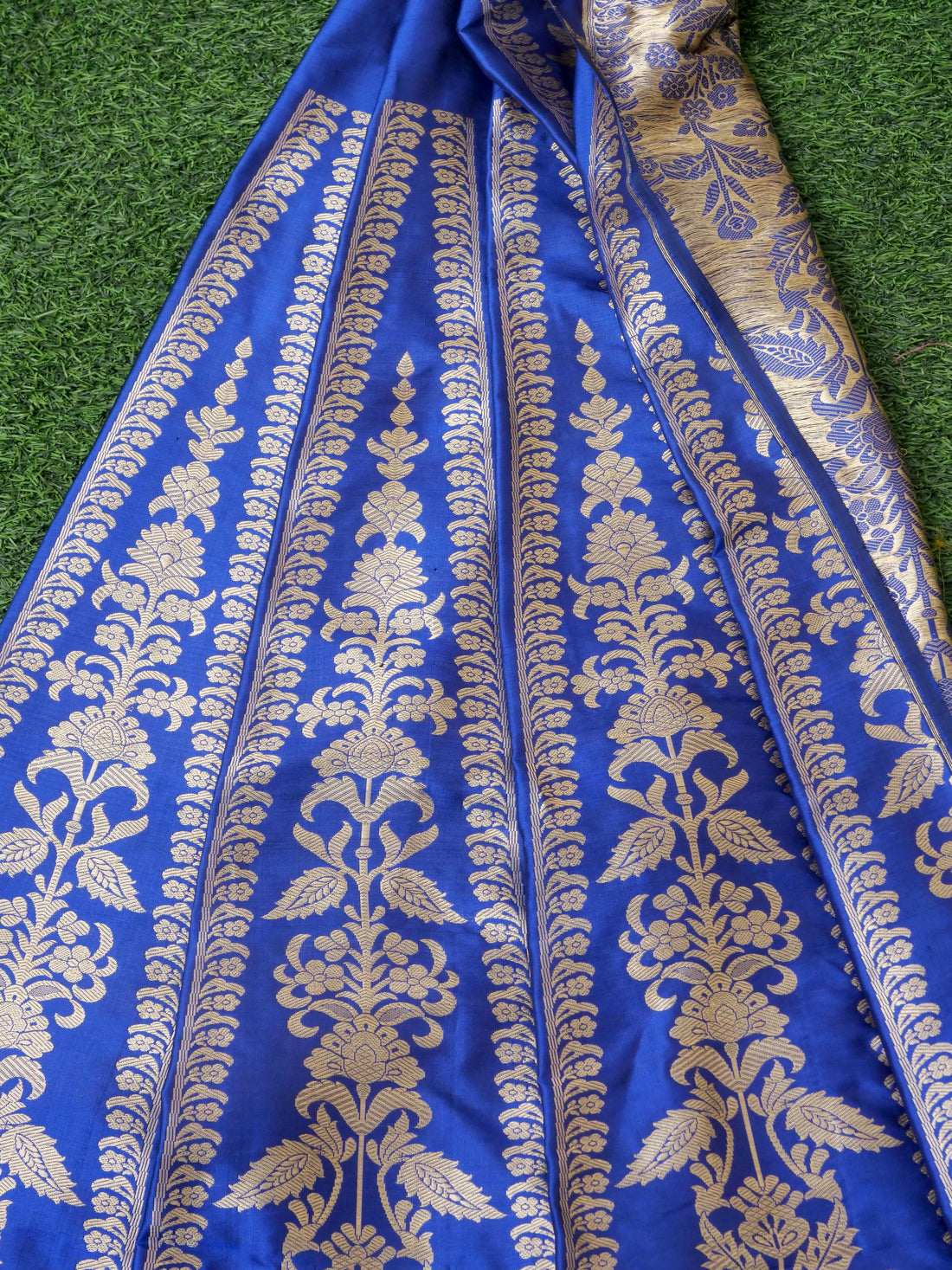 Handloom Banarasi Katan Silk Rohini Kalidar Lehenga