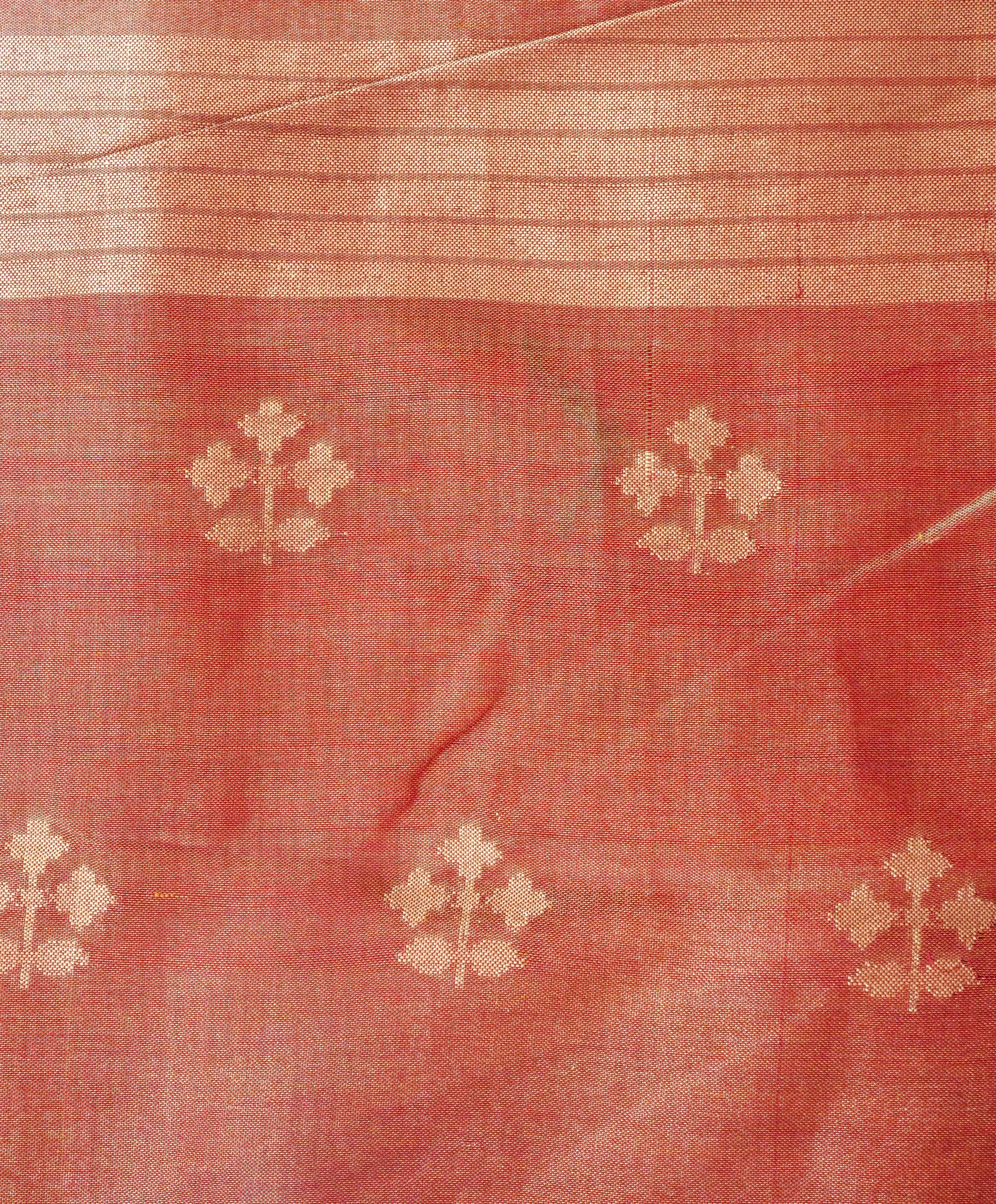 Katan Silk Handloom Ekatara Kadhiyal Banarasi Saree