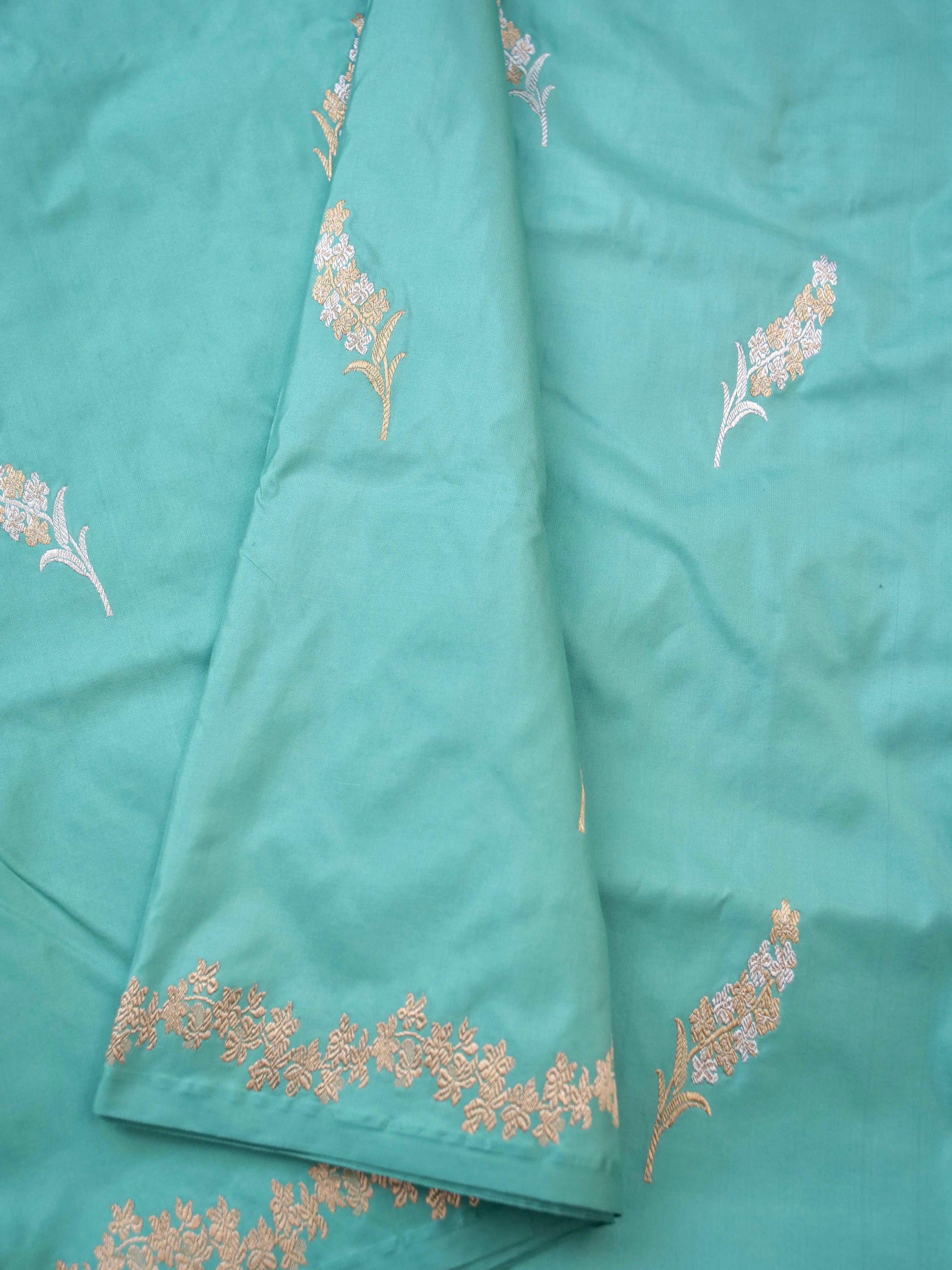 Handloom Banarasi Pure Katan Silk Kadwa Saree