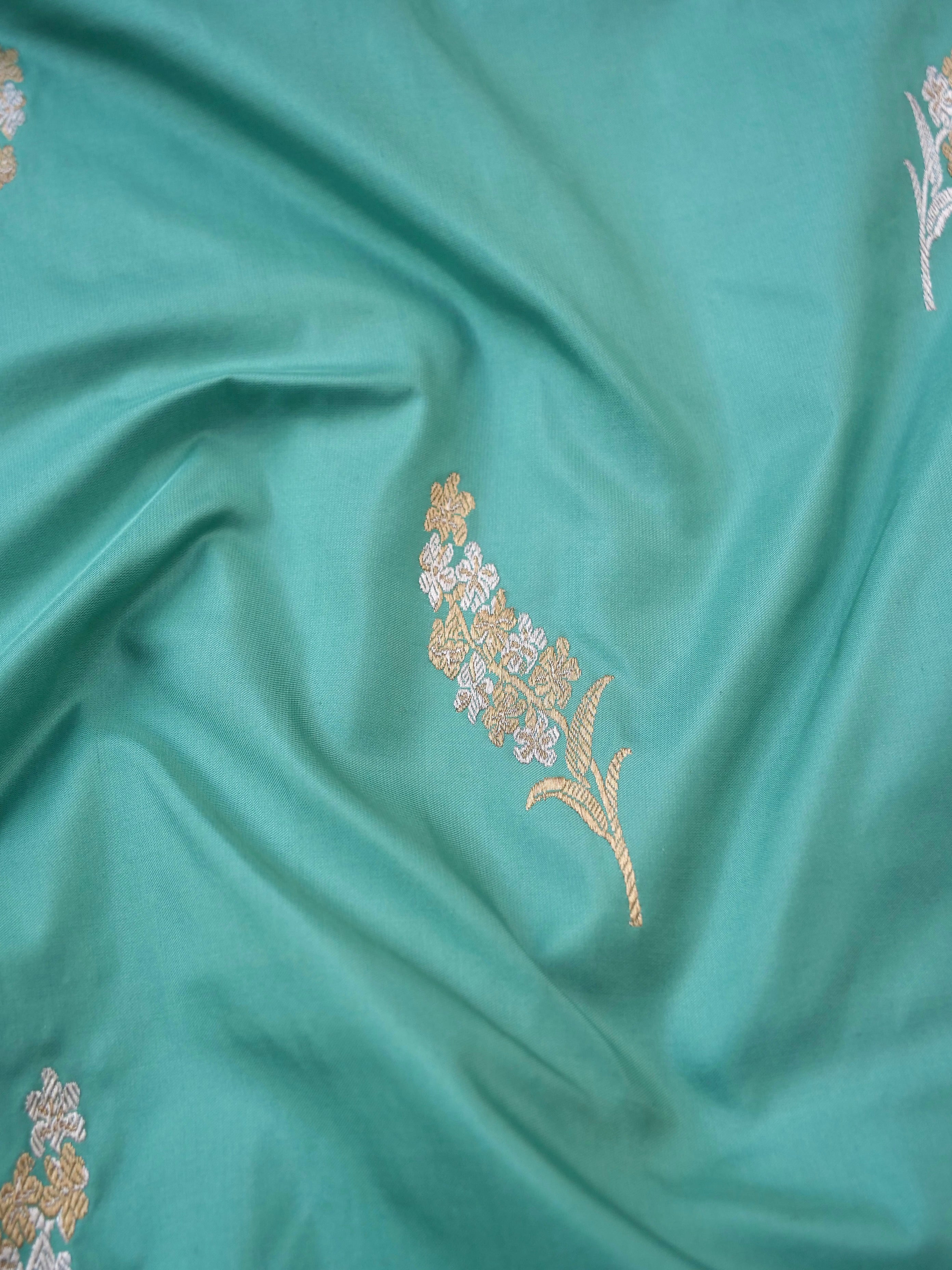 Handloom Banarasi Pure Katan Silk Kadwa Saree