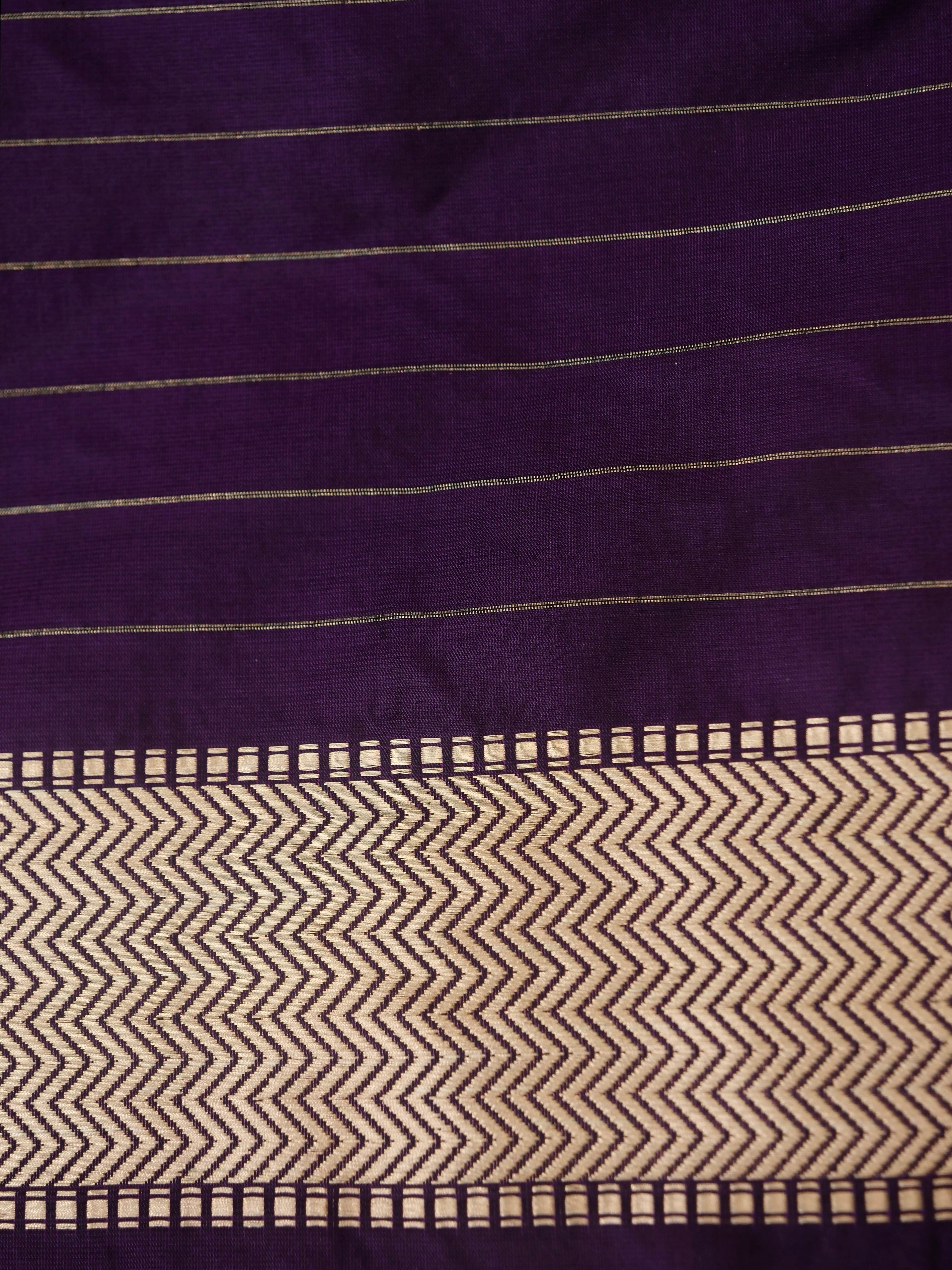 Handloom Banarasi Pure Katan Silk Zarmrig Kadwa Saree