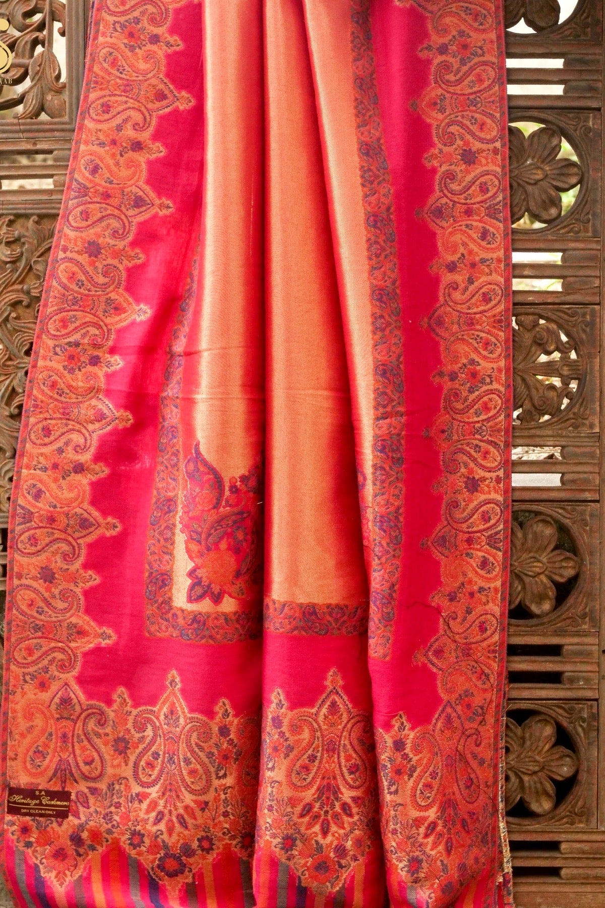 Tissue Semi Pashmina Handwoven Kashmiri Shawl