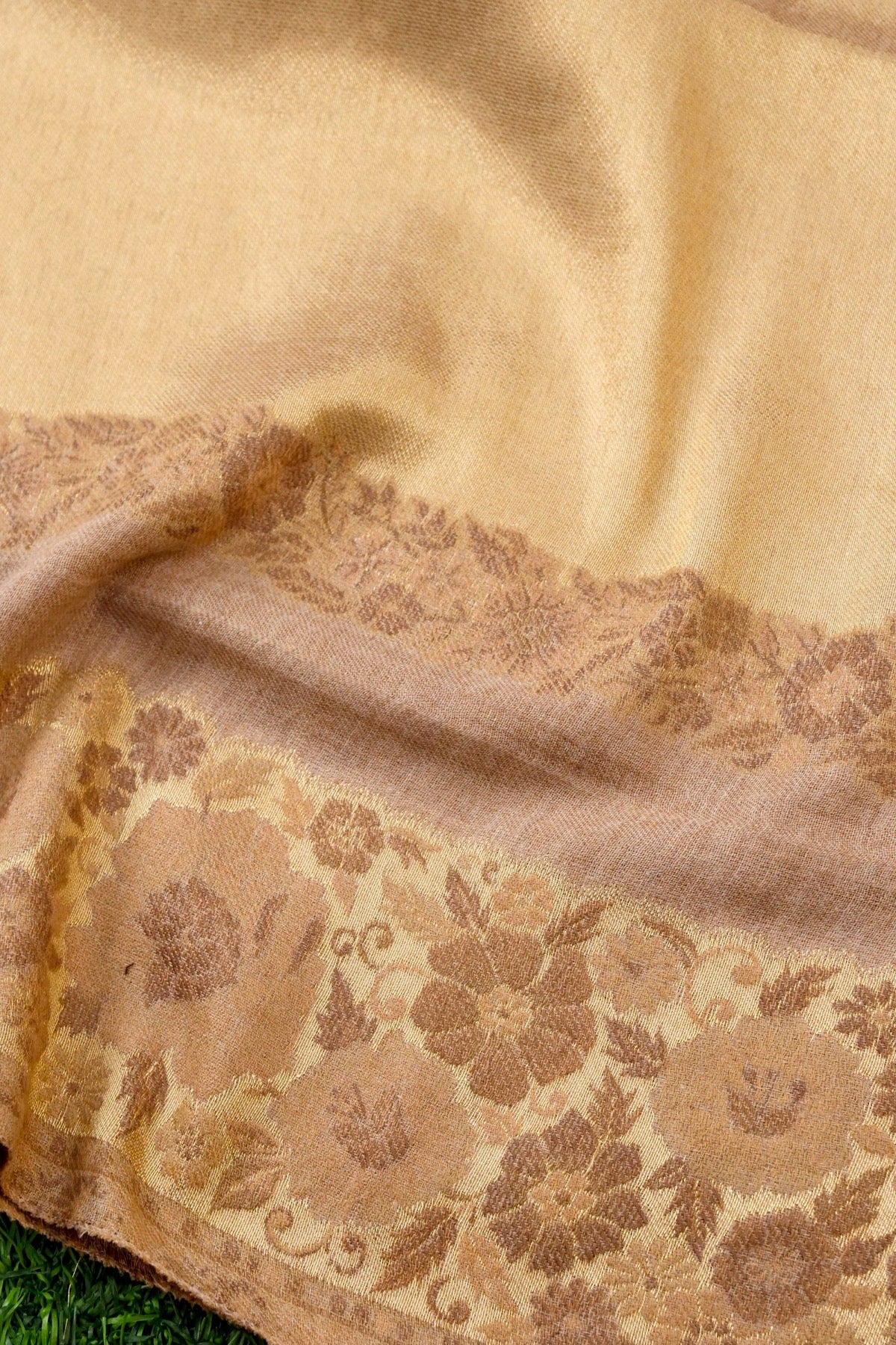 Tissue Semi Pashmina Handwoven Kashmiri Shawl