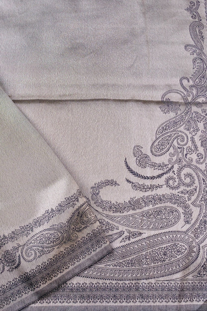 Tissue Semi Pashmina Handwoven Kashmiri Shawl