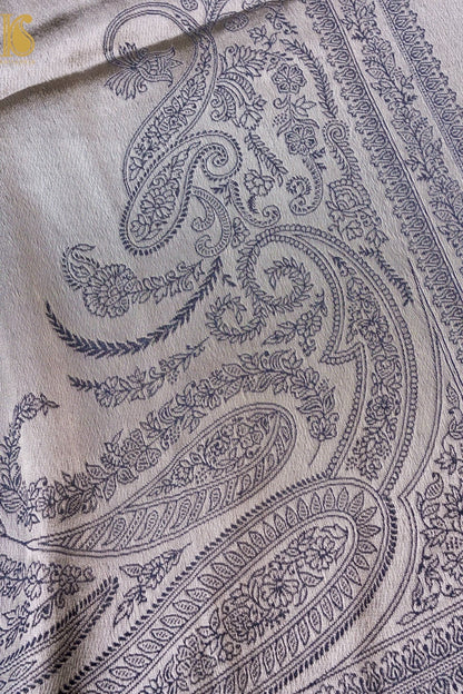 Tissue Semi Pashmina Handwoven Kashmiri Shawl