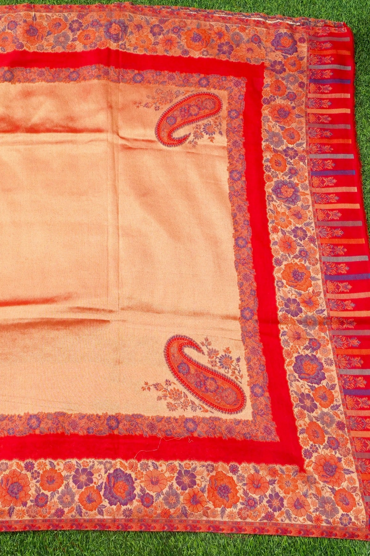 Tissue Semi Pashmina Handwoven Kashmiri Shawl