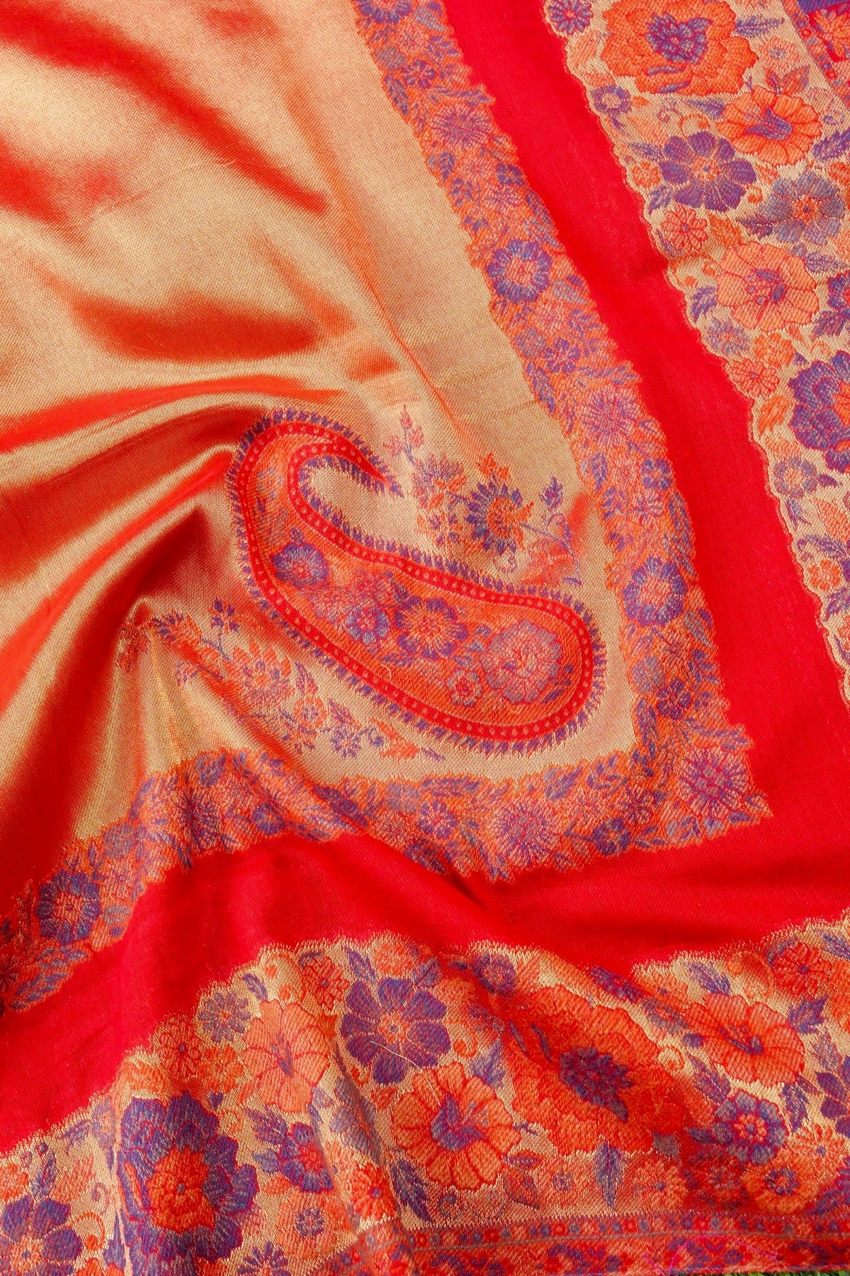 Tissue Semi Pashmina Handwoven Kashmiri Shawl