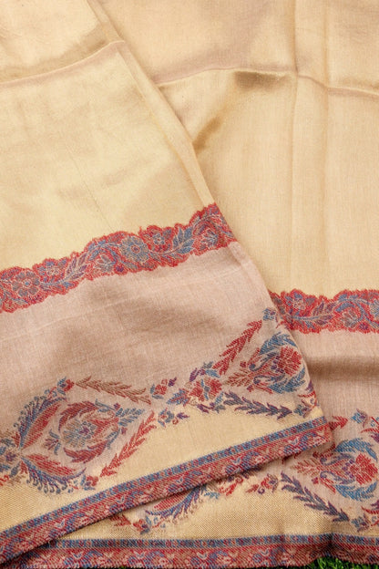 Tissue Semi Pashmina Handwoven Kashmiri Shawl