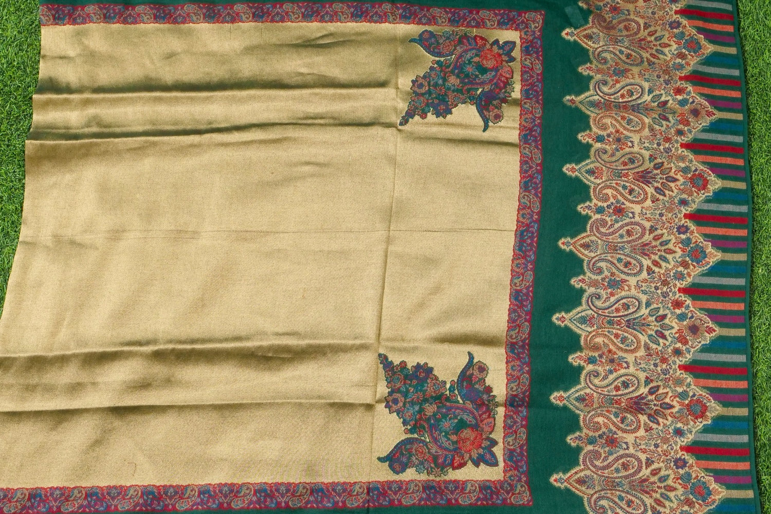 Tissue Semi Pashmina Handwoven Kashmiri Shawl