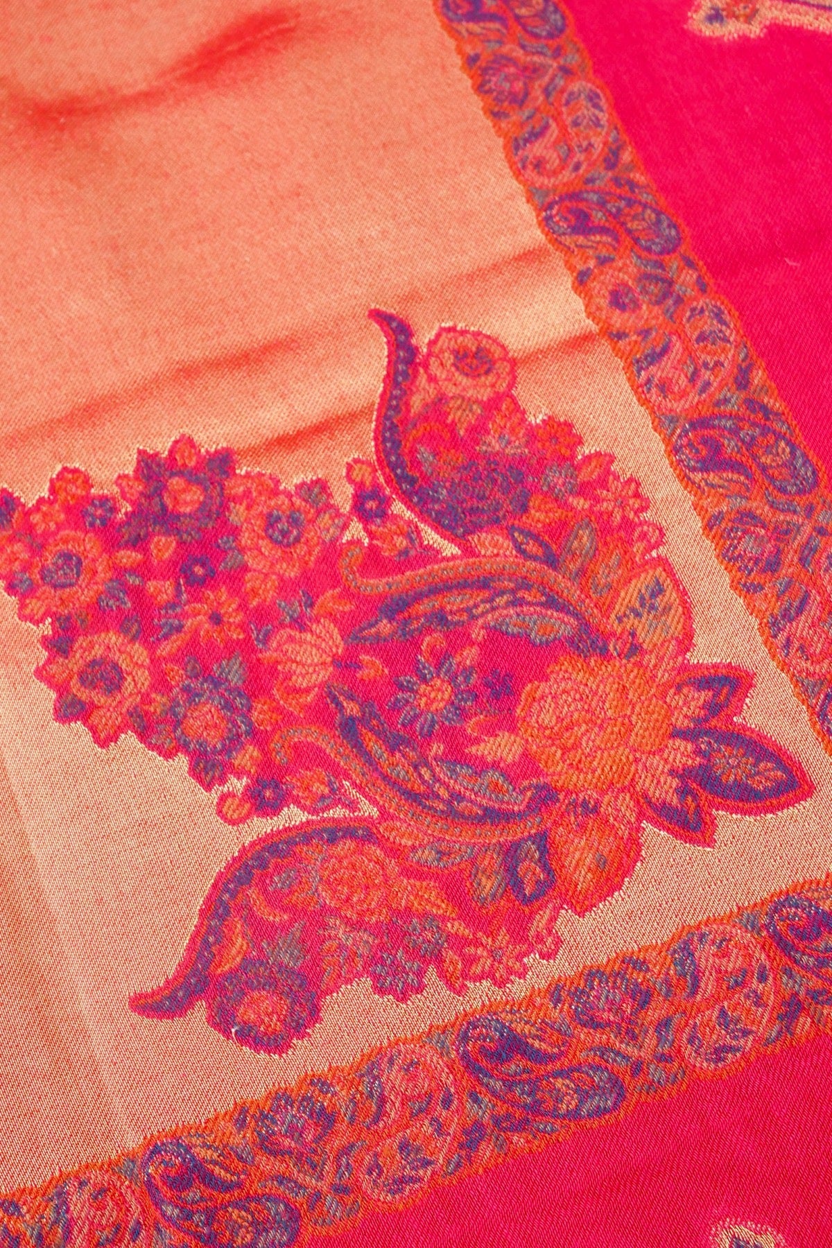 Tissue Semi Pashmina Handwoven Kashmiri Shawl