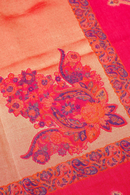 Tissue Semi Pashmina Handwoven Kashmiri Shawl