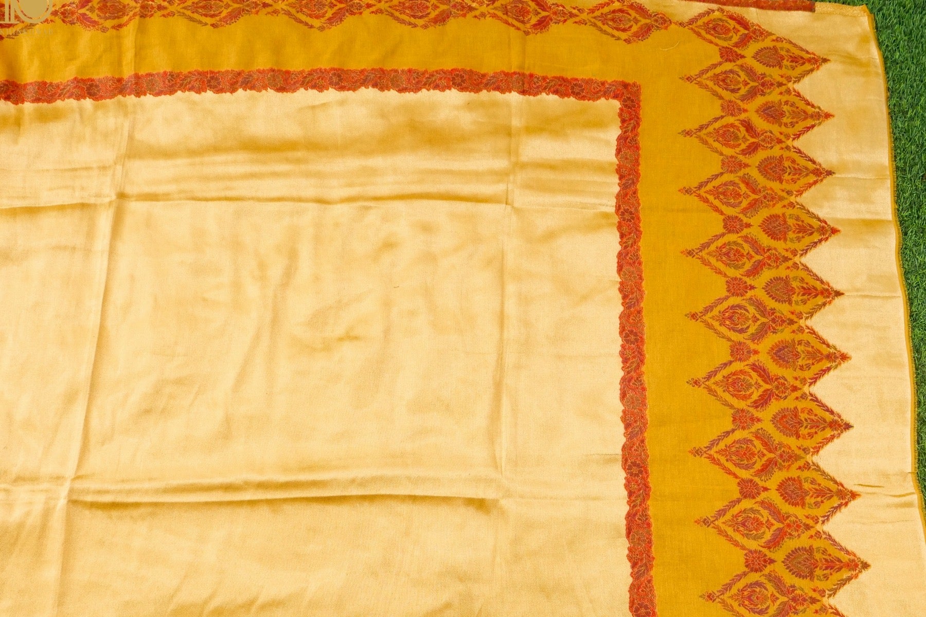 Tissue Semi Pashmina Handwoven Kashmiri Shawl