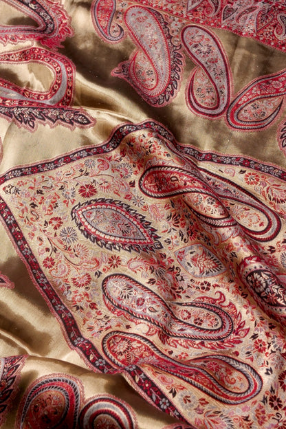 Tissue Semi Pashmina Handwoven Kashmiri Shawl