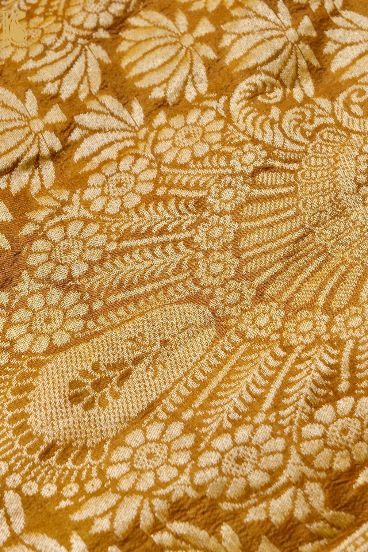 Handloom Banarasi Tussar by Georgette Silk Saree