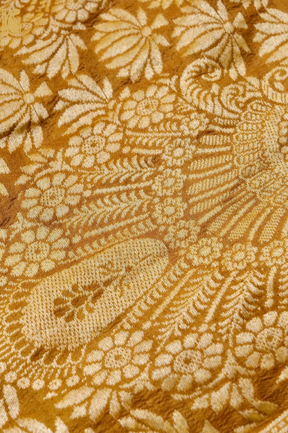 Handloom Banarasi Tussar by Georgette Silk Saree