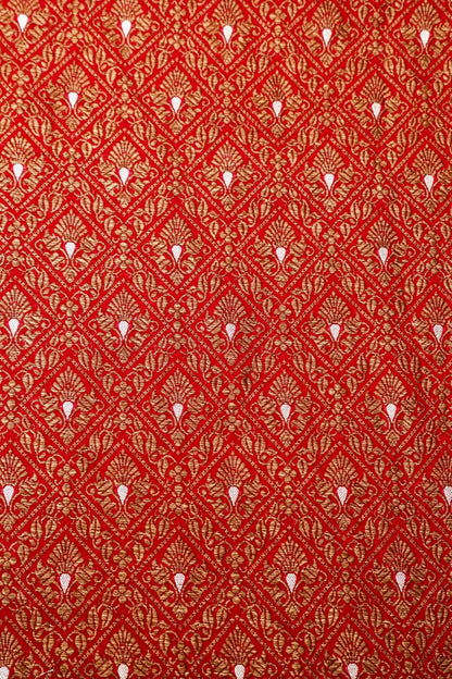 Handloom Pure Brocade Banarasi Fabric