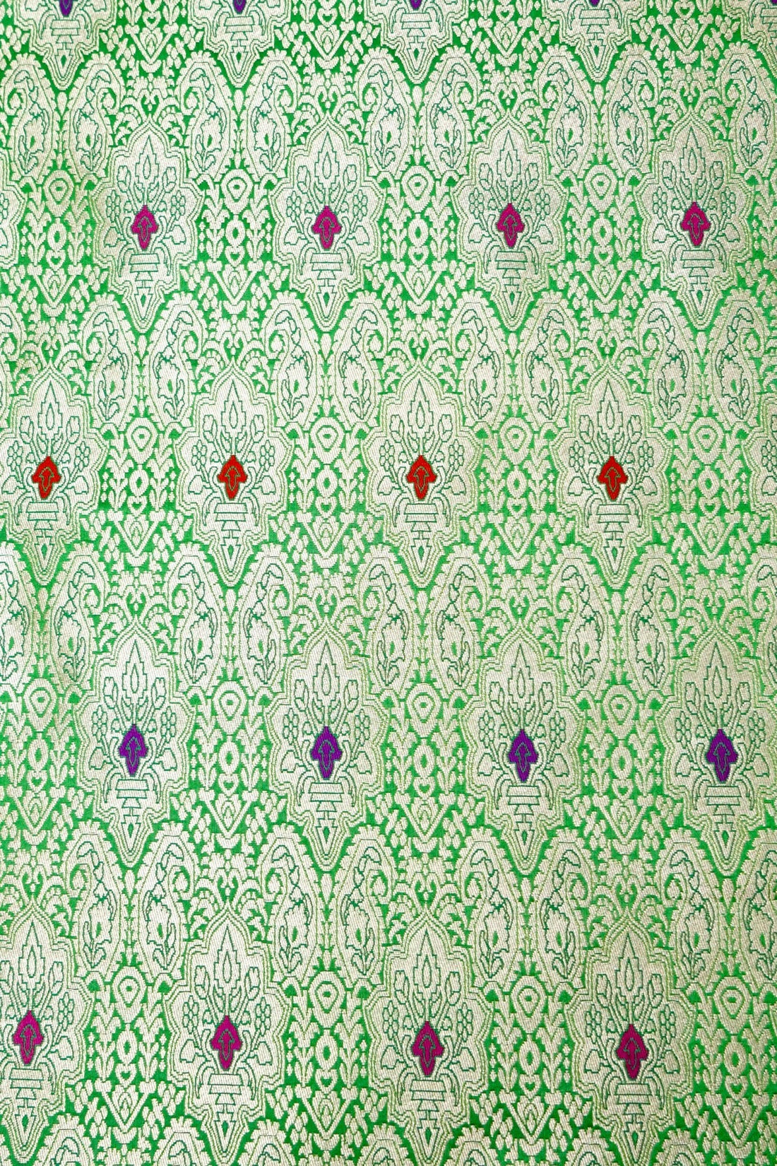 Handloom Pure Brocade Banarasi Fabric