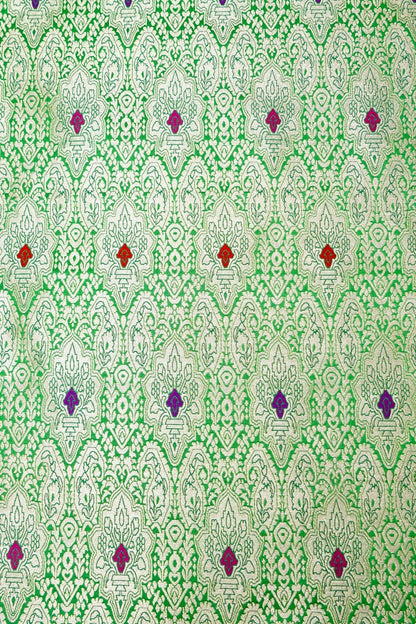 Handloom Pure Brocade Banarasi Fabric