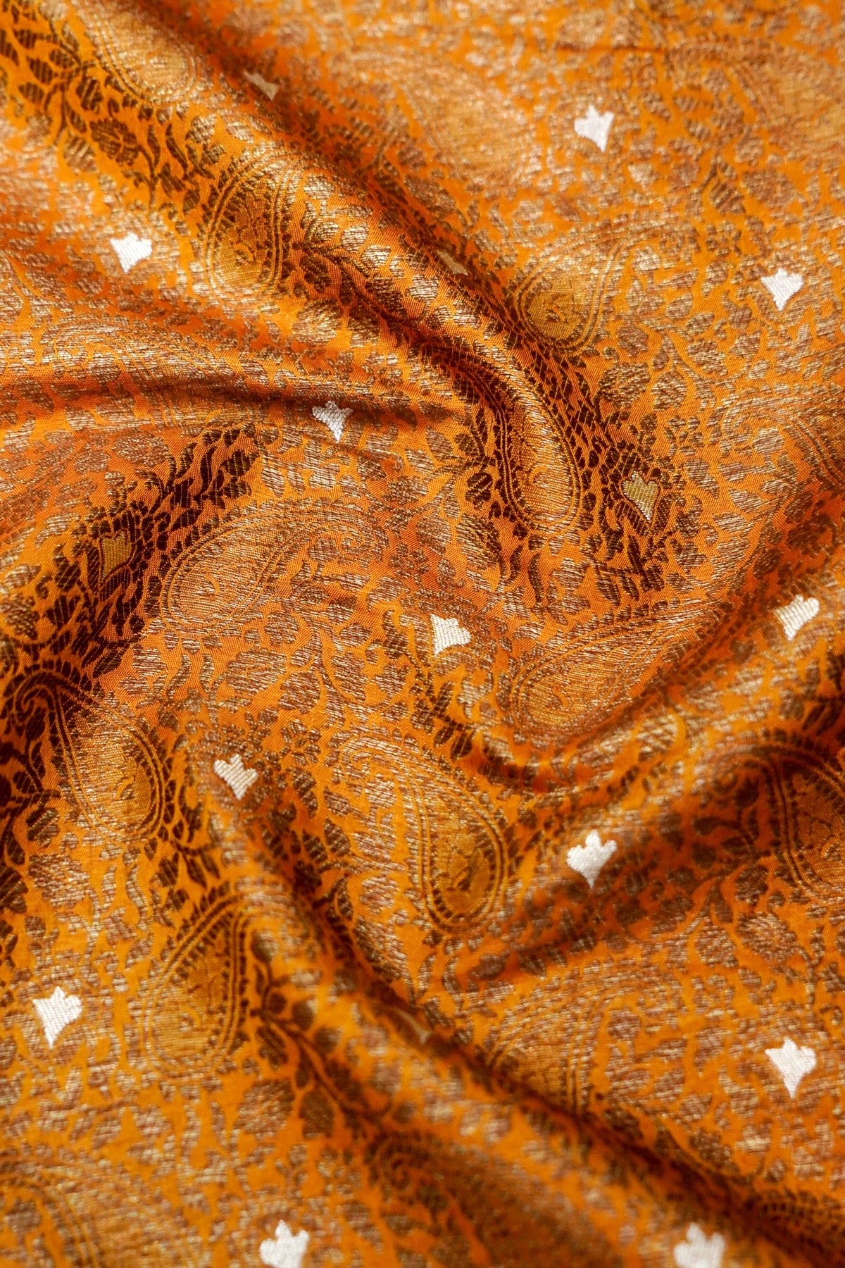 Handloom Pure Brocade Banarasi Fabric