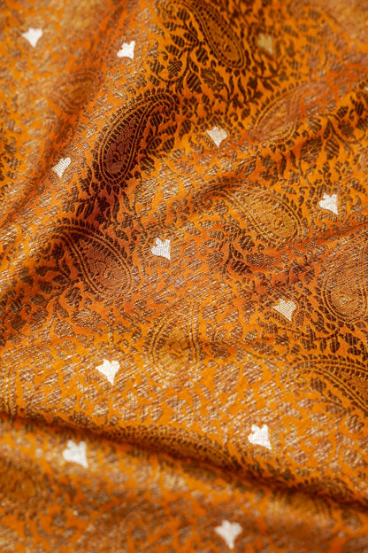Handloom Pure Brocade Banarasi Fabric