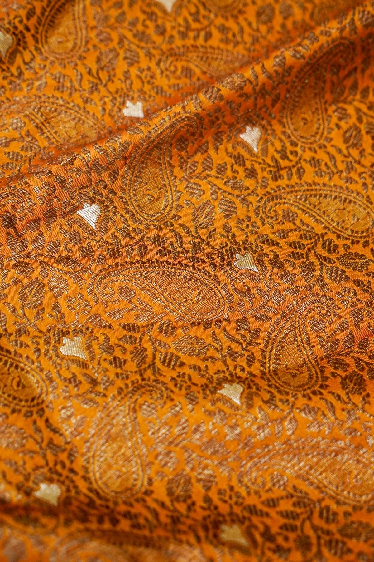 Handloom Pure Brocade Banarasi Fabric