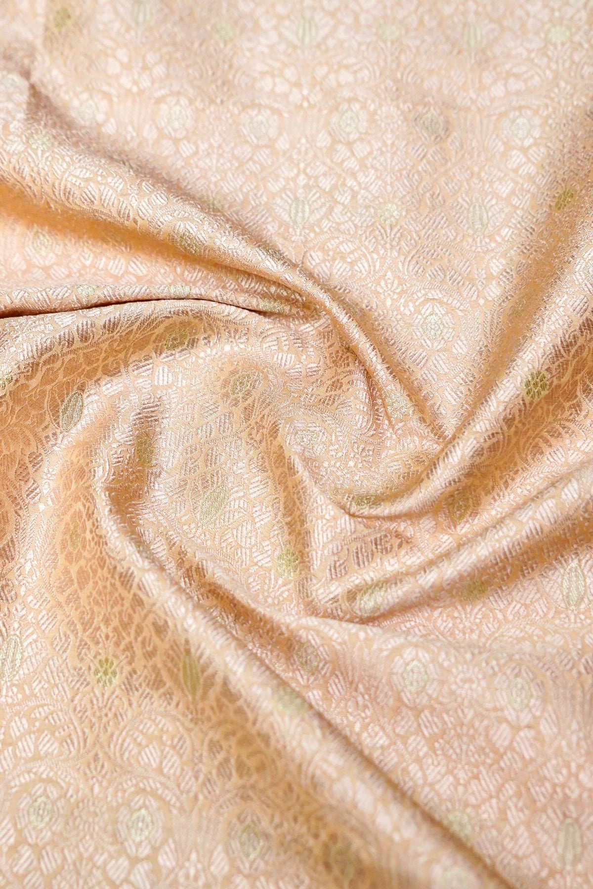 Handloom Pure Brocade Banarasi Fabric