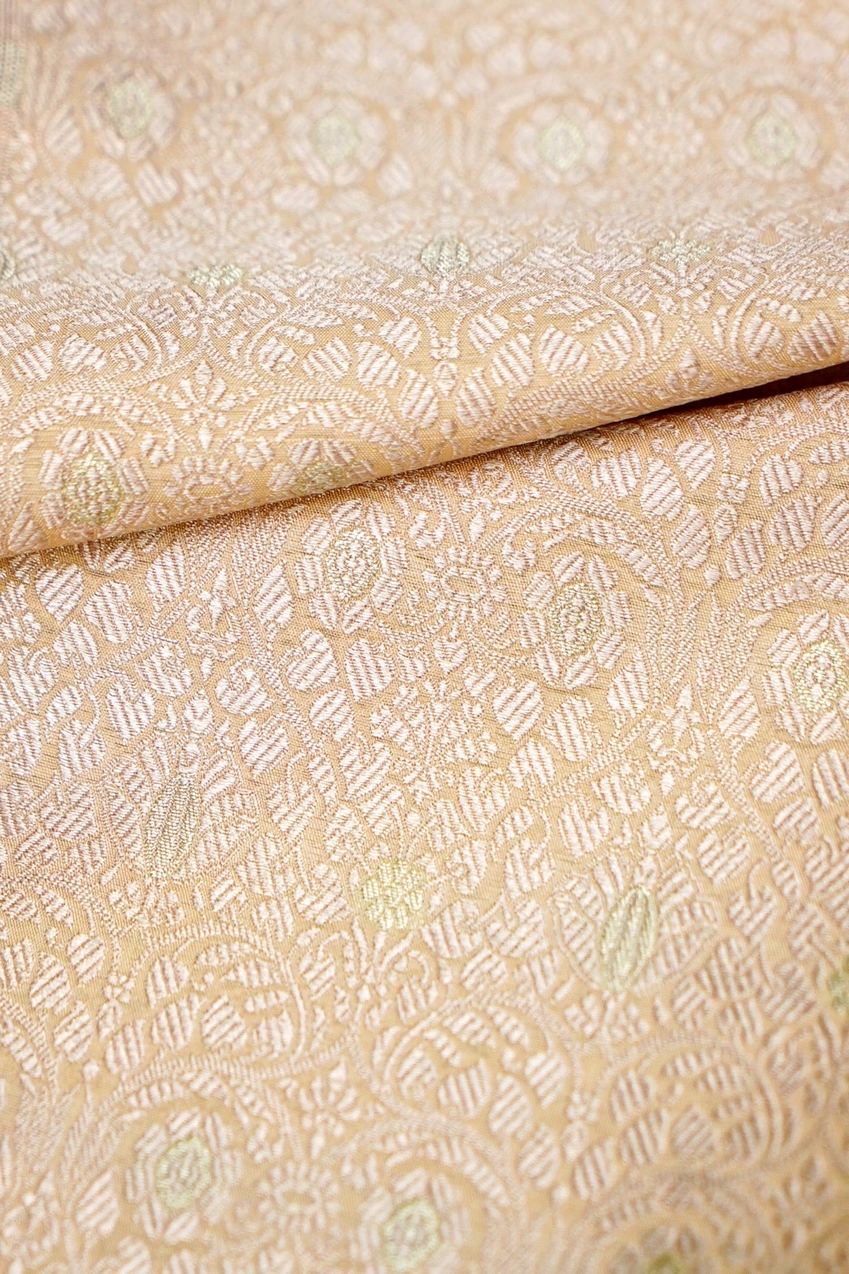 Handloom Pure Brocade Banarasi Fabric