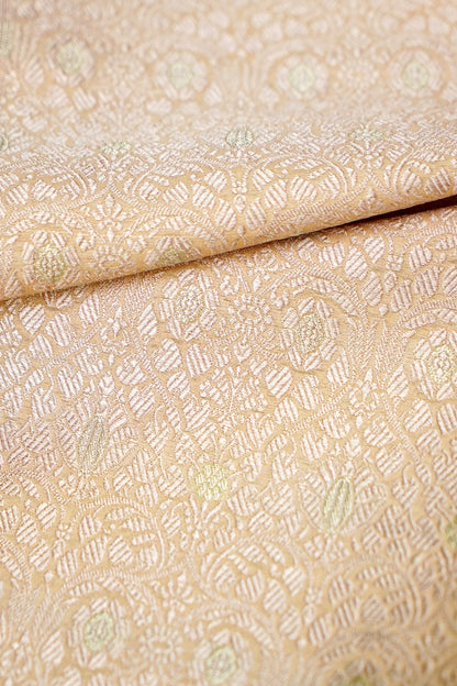 Handloom Pure Brocade Banarasi Fabric