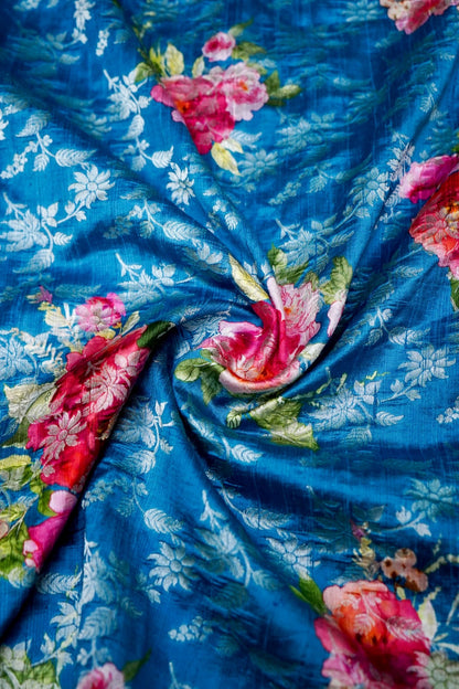 Pure Kora Tussar Silk Fabric