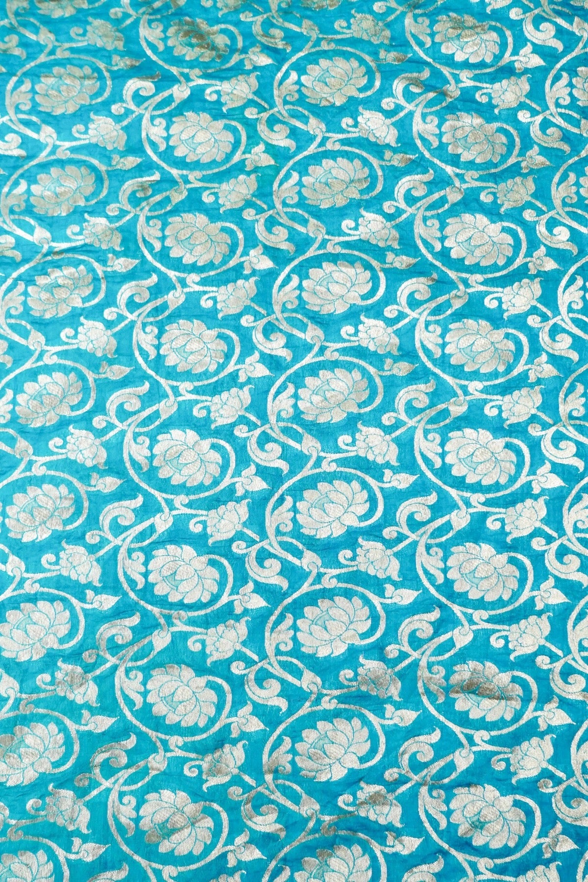 Pure Organza Silk Banarasi Fabric