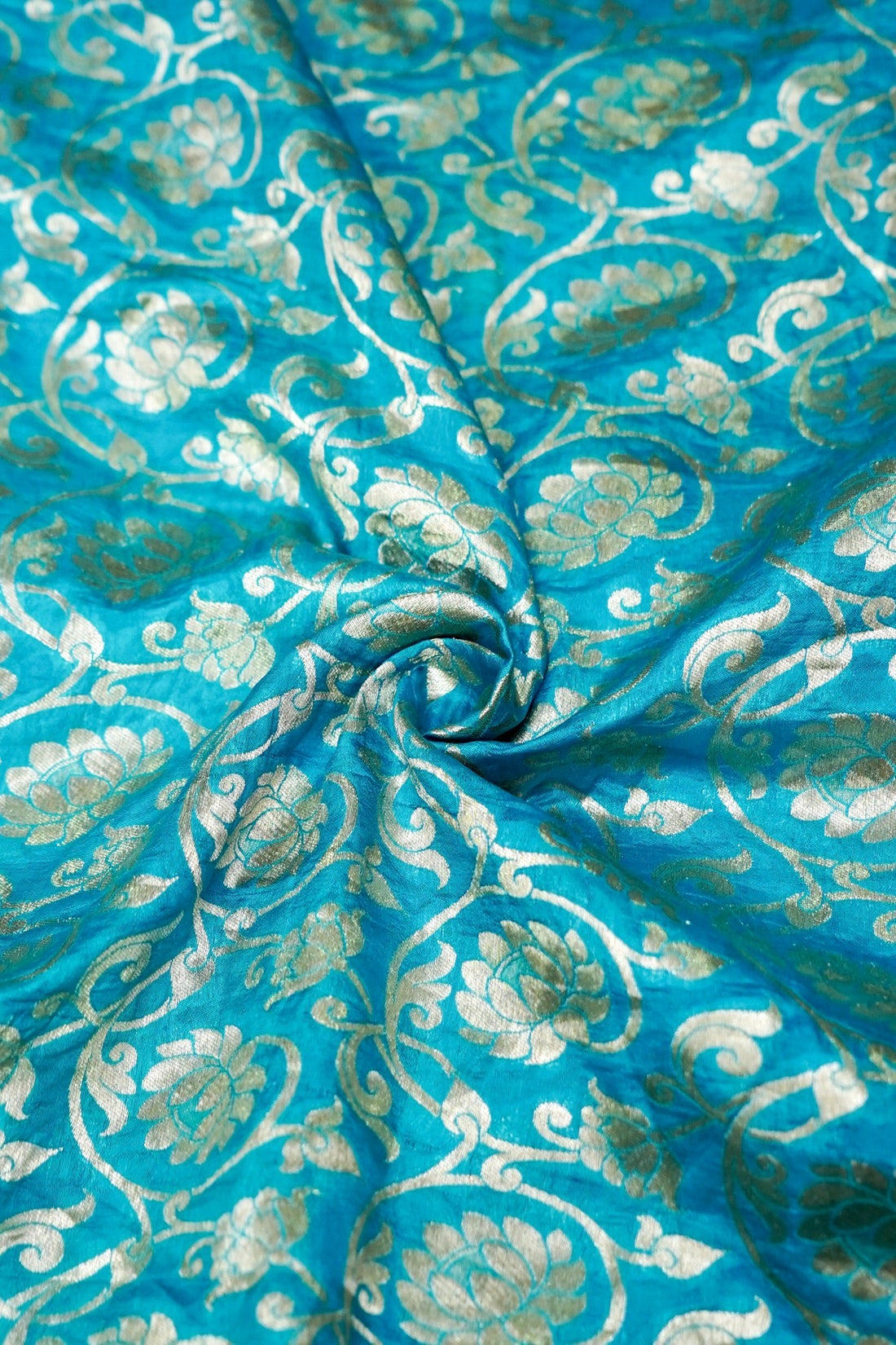 Pure Organza Silk Banarasi Fabric