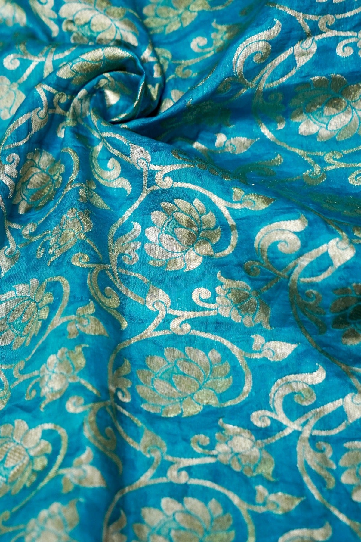 Pure Organza Silk Banarasi Fabric
