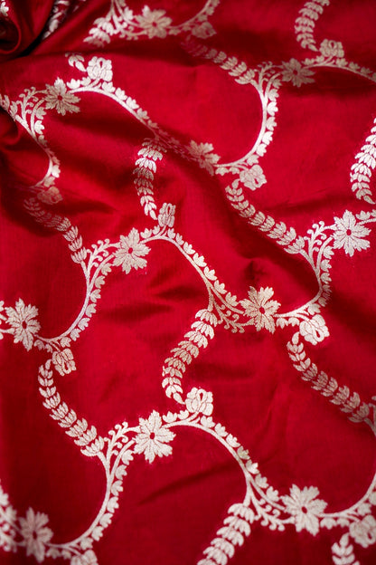Handloom Pure Brocade Banarasi Fabric