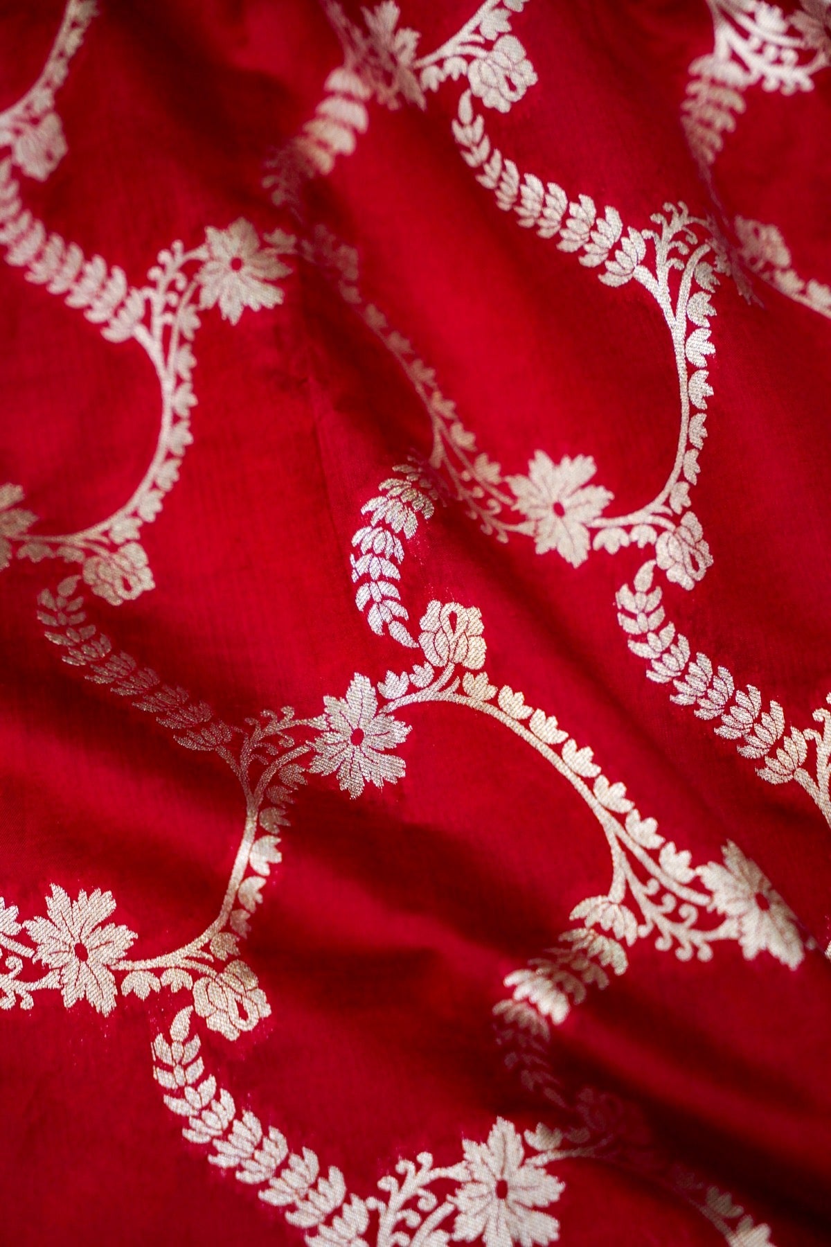 Handloom Pure Brocade Banarasi Fabric