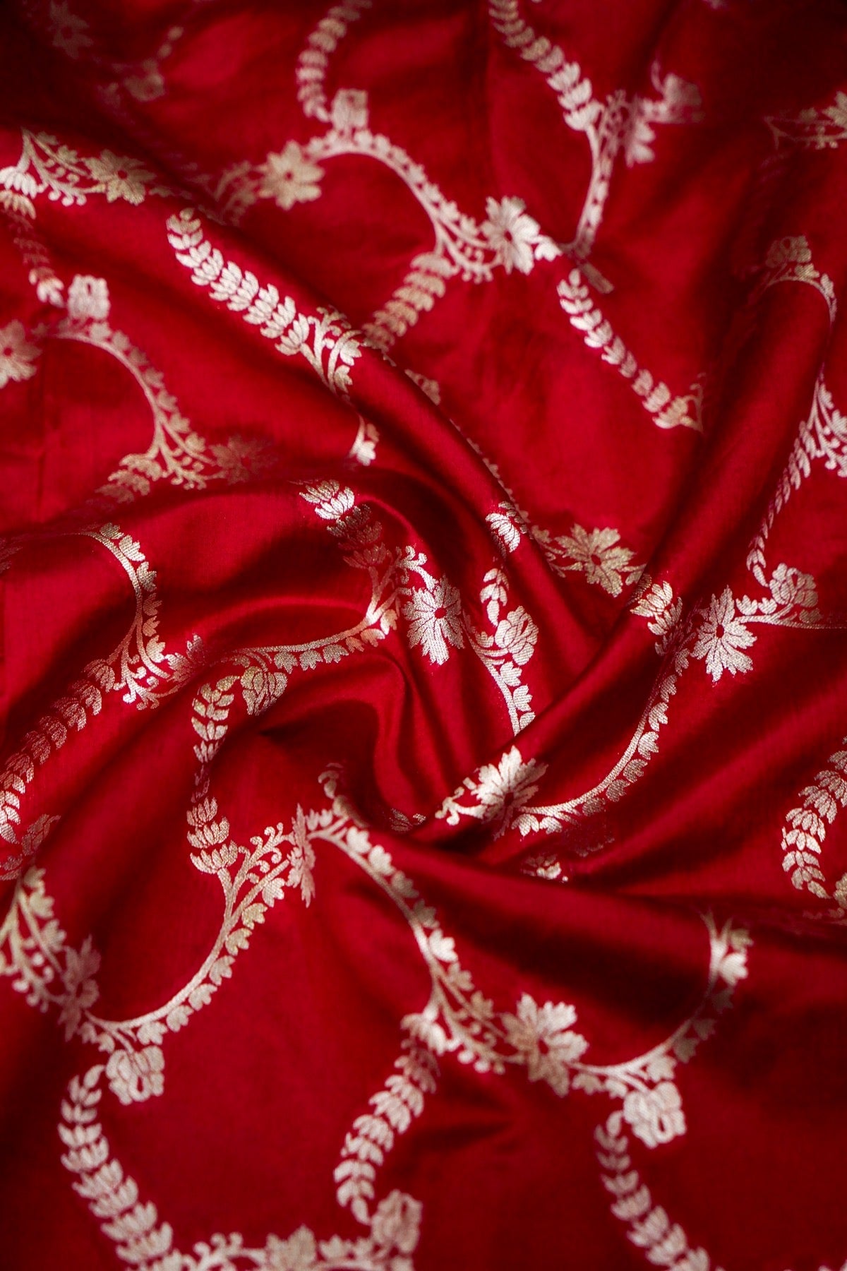 Handloom Pure Brocade Banarasi Fabric