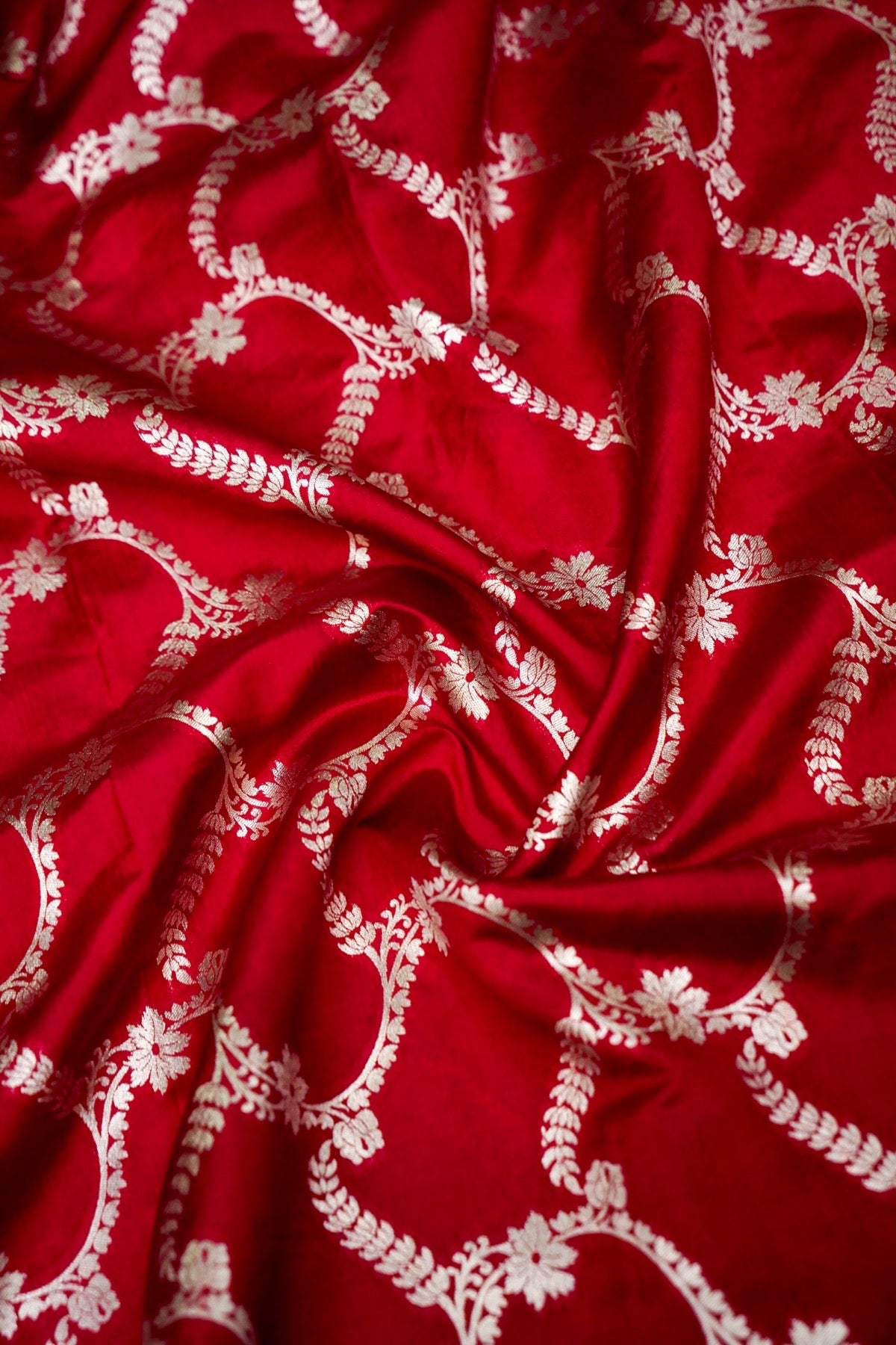 Handloom Pure Brocade Banarasi Fabric
