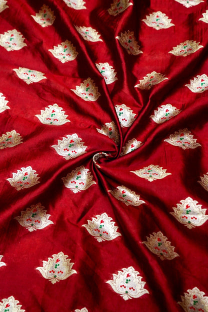 Handloom Pure Brocade Banarasi Fabric