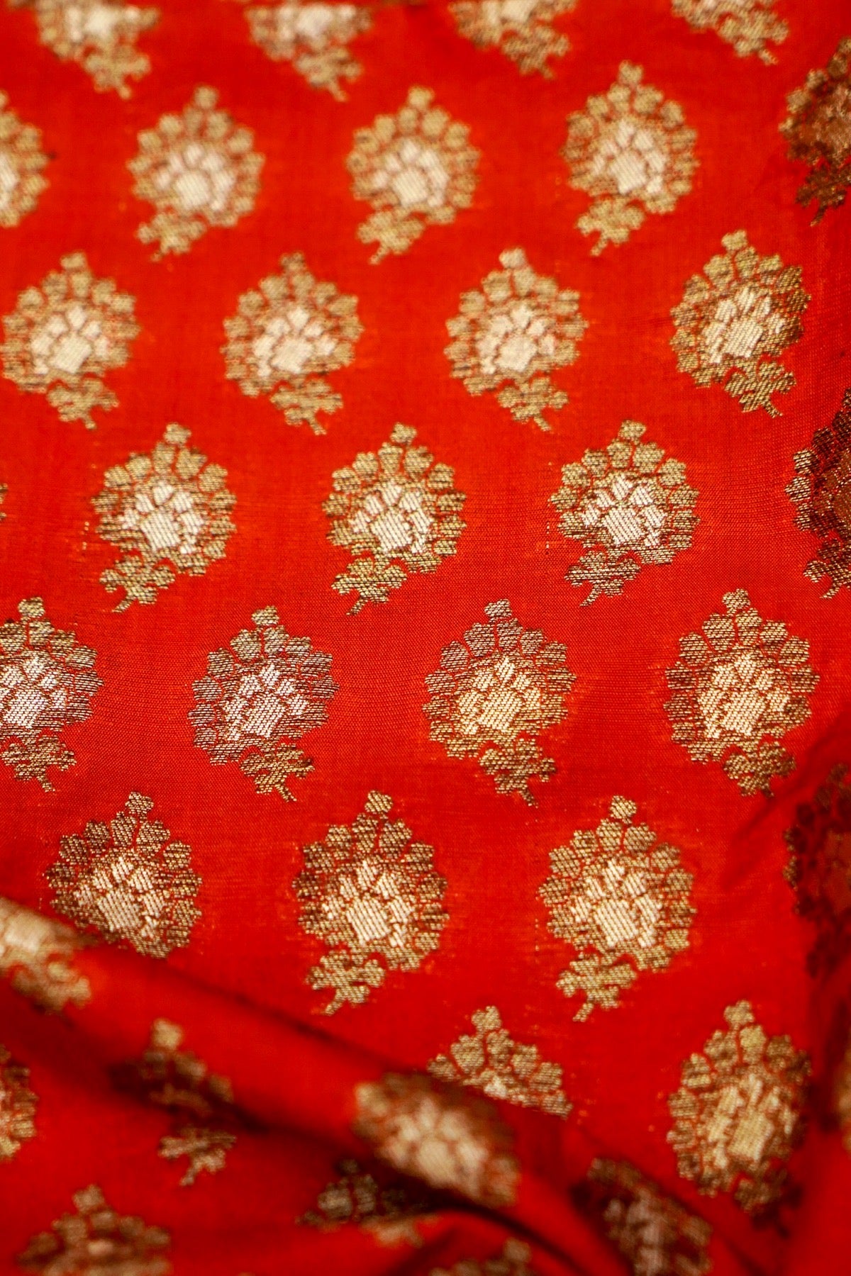 Handloom Pure Brocade Banarasi Fabric
