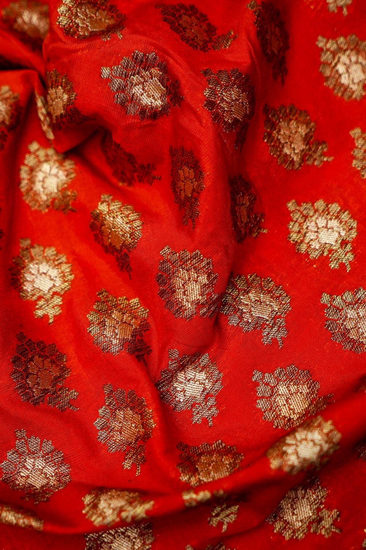 Handloom Pure Brocade Banarasi Fabric
