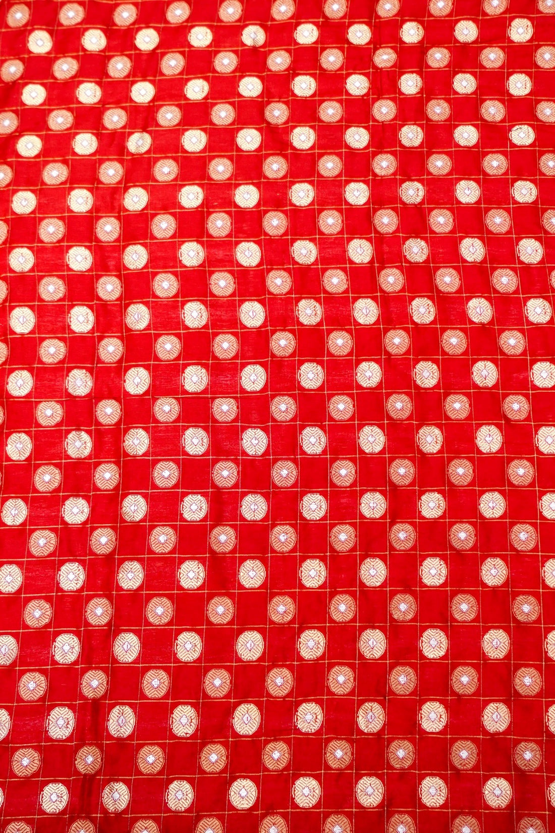 Handloom Pure Brocade Banarasi Fabric