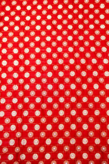 Handloom Pure Brocade Banarasi Fabric