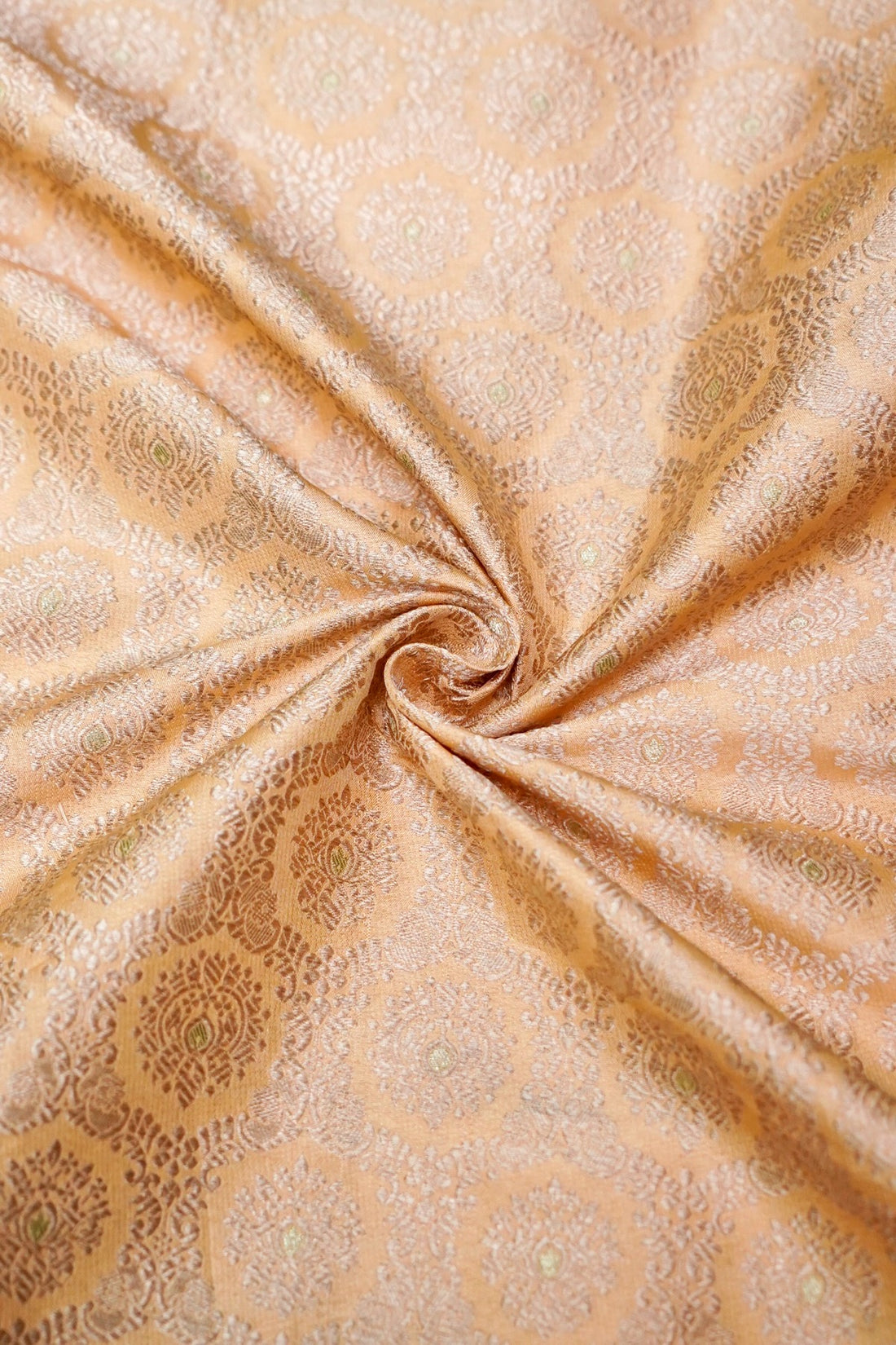 Handloom Pure Brocade Banarasi Fabric