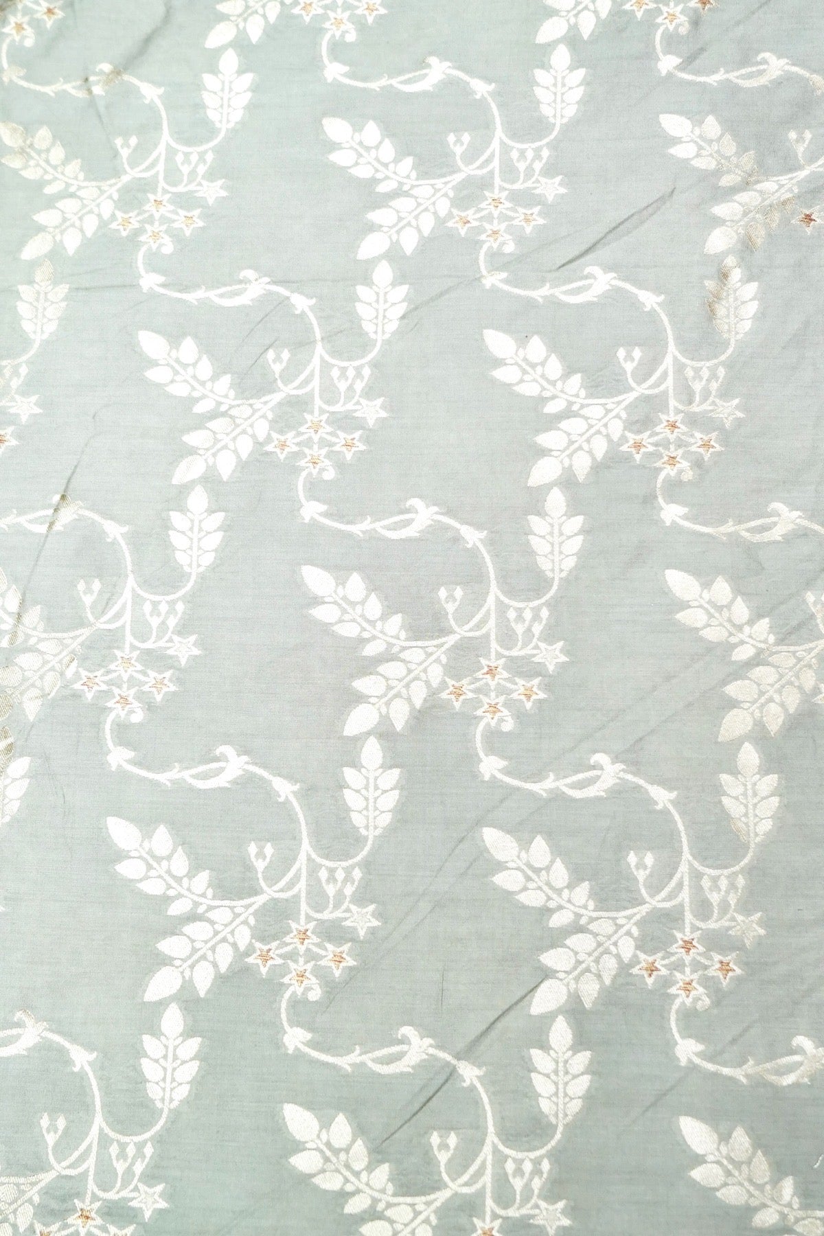 Pure Cotton Silk Banarasi Fabric