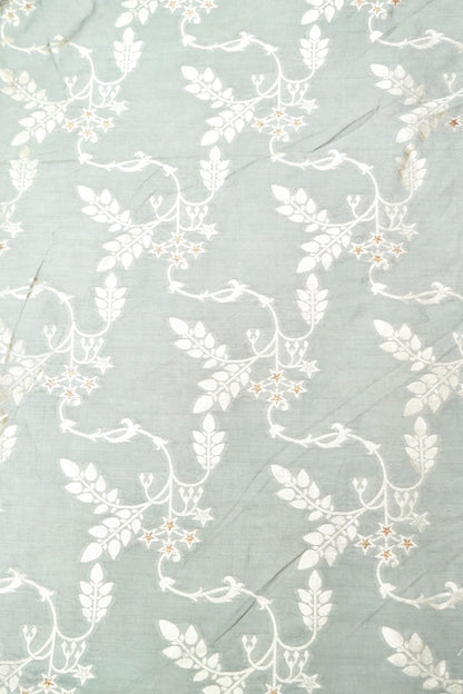 Pure Cotton Silk Banarasi Fabric