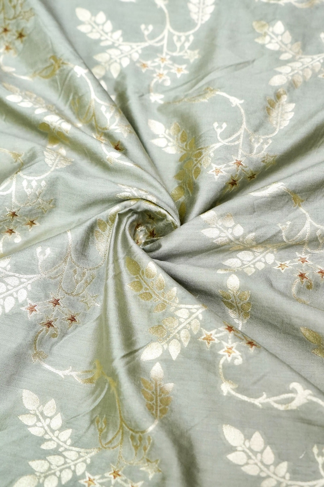 Pure Cotton Silk Banarasi Fabric