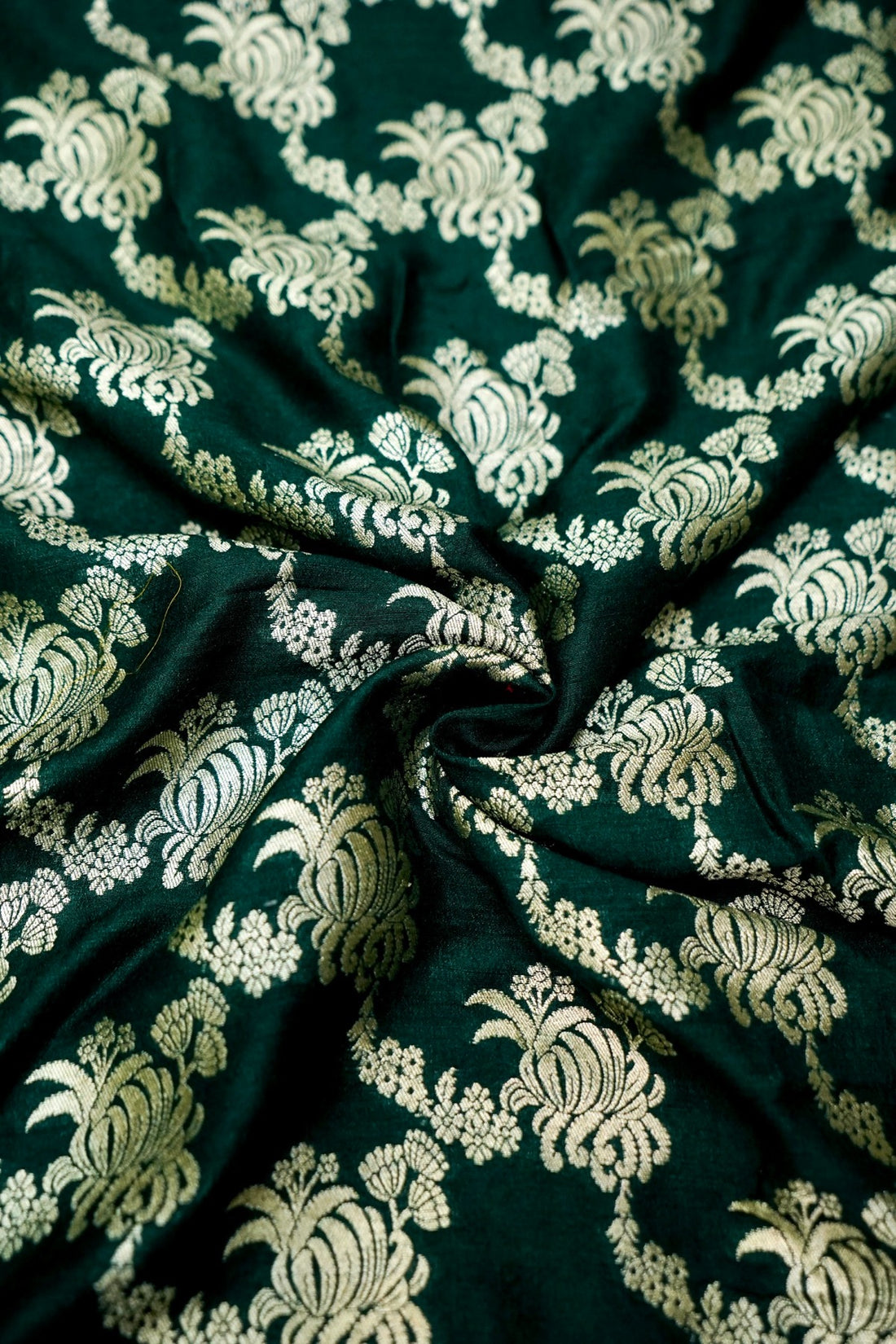 Moonga Silk Handloom Banarasi Fabric