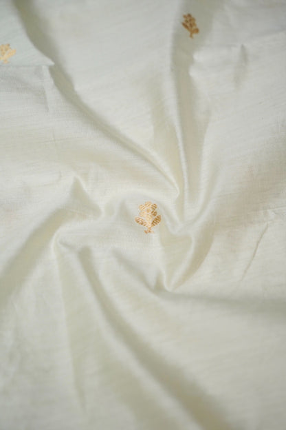 Moonga Silk Handloom Banarasi Fabric