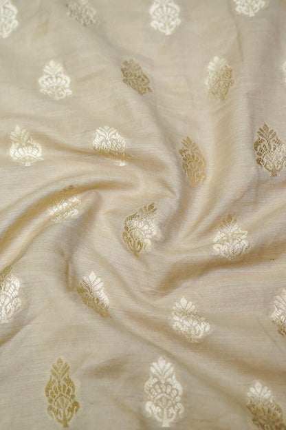 Moonga Silk Handloom Banarasi Fabric